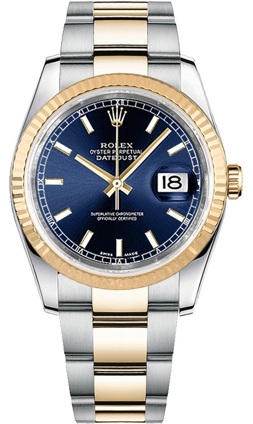 Rolex Datejust 36 Blue Dial Watch 116233