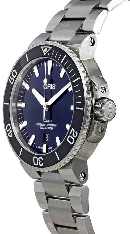 Oris Aquis Date Blue Dial Men's Watch 73377304135MB