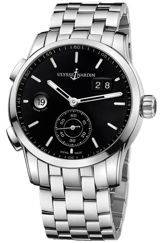 Ulysse Nardin Dual Time Manufacture Black Dial Men's Watch 3343-126-7/92