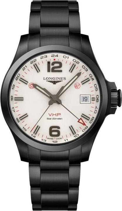 Longines Conquest V.H.P. GMT Silver Dial Men's Watch L3.718.2.76.6