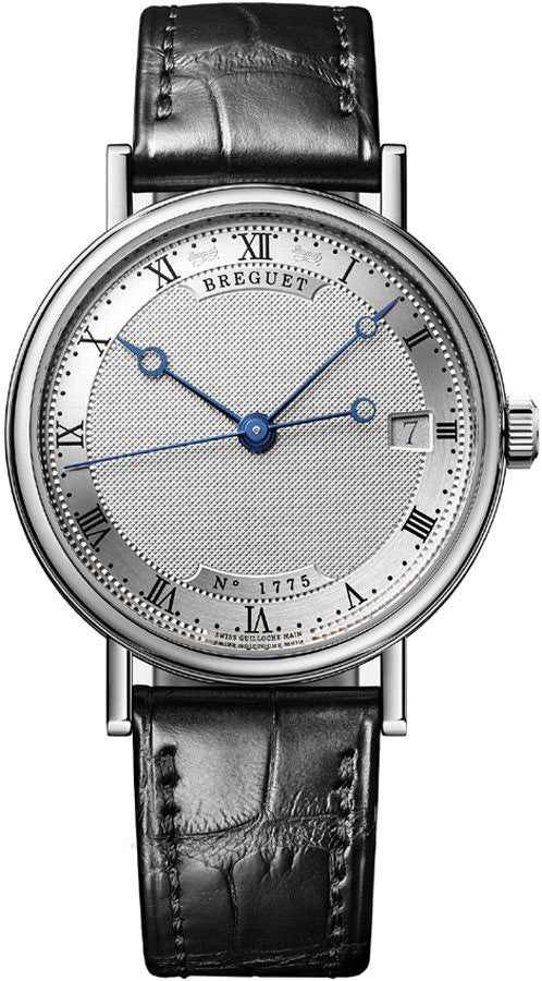 Breguet Classique Date Black Leather Strap Women's Watch 9067BB/12/976