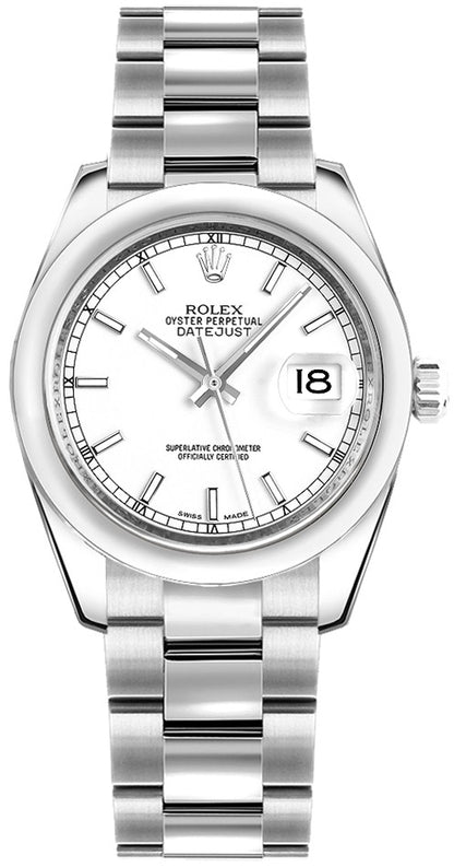 Rolex Datejust 31 White Dial Watch 178240