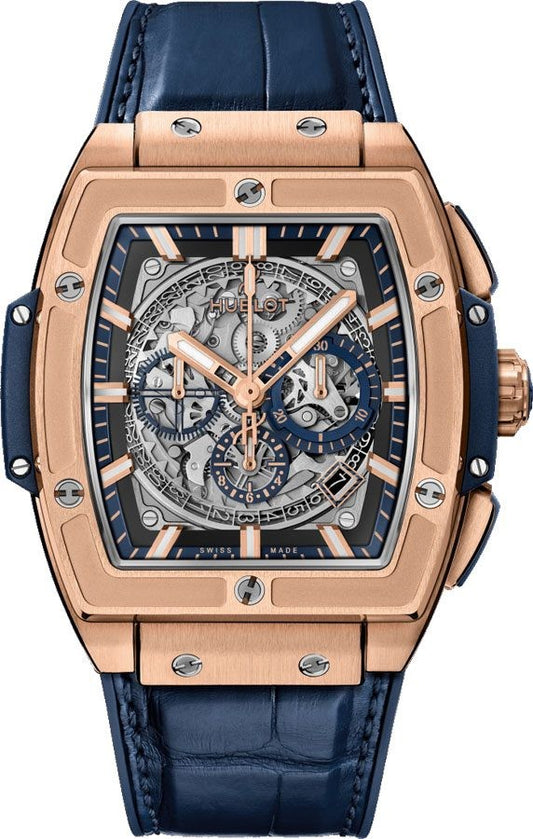 Hublot Spirit of Big Bang King Gold Blue Men's Watch 601.OX.7180.LR