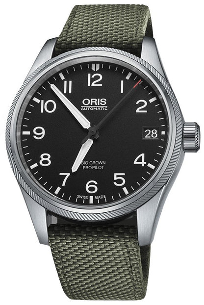 Oris Big Crown ProPilot Date Black Dial Men's Watch 75176974164FS