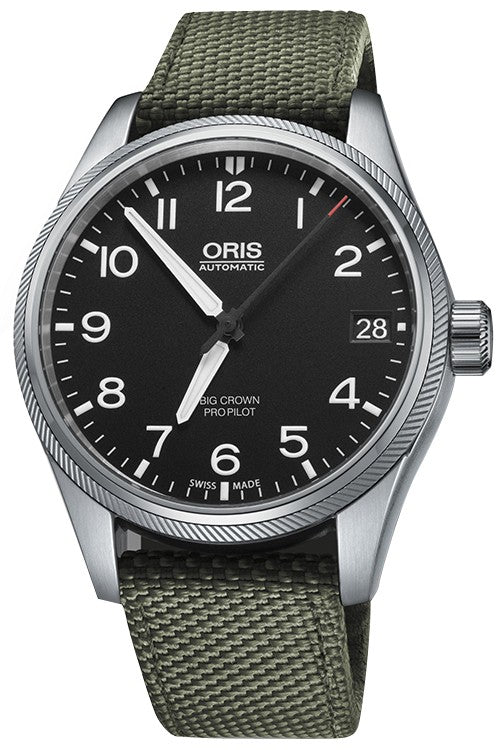 Oris Big Crown ProPilot Date Black Dial Men's Watch 75176974164FS