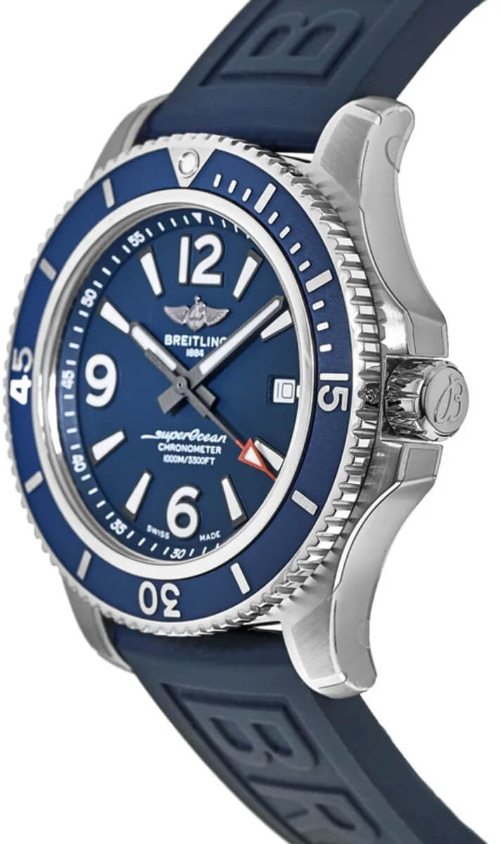 Breitling Superocean Automatic 42 Blue Dial Men's Watch A17366D81C1S1
