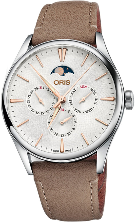 Oris Artelier Complication 78177294031LS-BEIGE