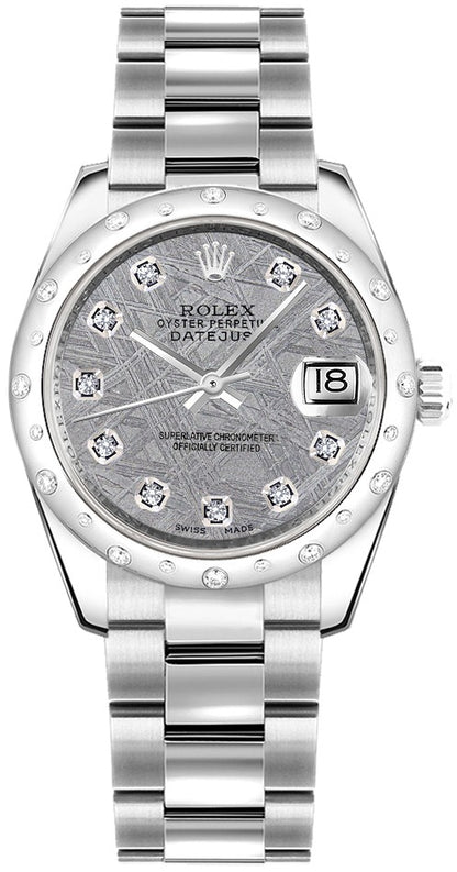 Rolex Datejust 31 Diamond Oyster Bracelet Watch 178344-0066