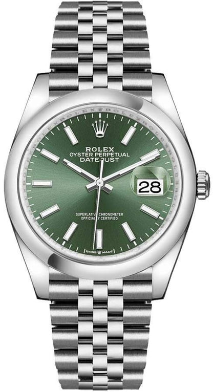 Rolex Datejust 36 Green Dial Jubilee Bracelet Unisex Watch 126200-0023