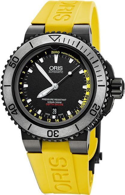 Oris Aquis Depth Gauge Men's Watch 73376754754RS-SET