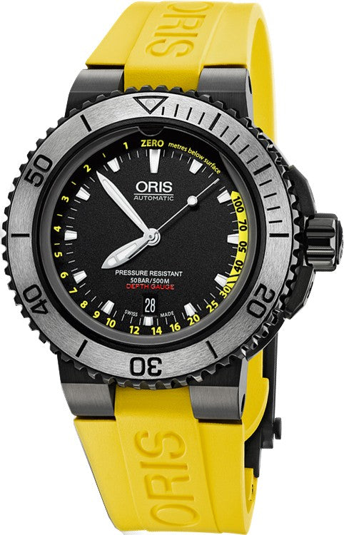 Oris Aquis Depth Gauge Men's Watch 73376754754RS-SET