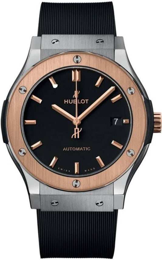 Hublot Classic Fusion Titanium & 18k Rose Gold Men's Watch 565.NO.1181.RX