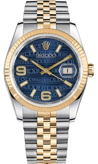 Rolex Datejust 36 Stainless Steel & Yellow Gold Watch 116233
