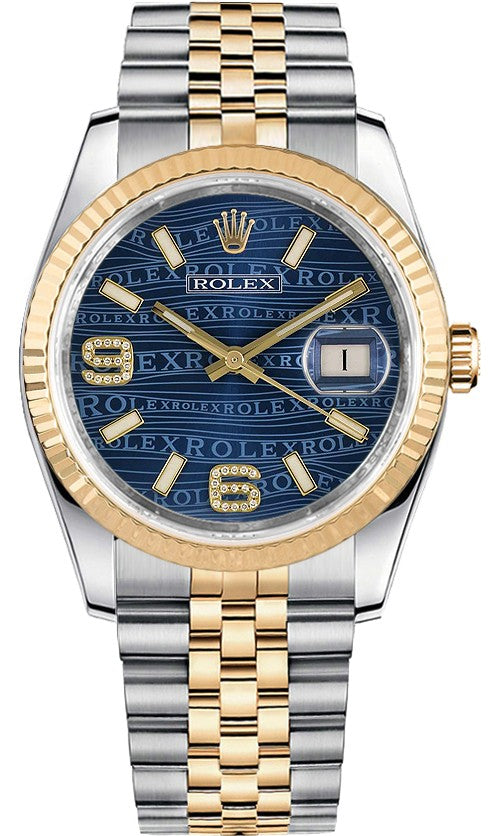 Rolex Datejust 36 Stainless Steel & Yellow Gold Watch 116233