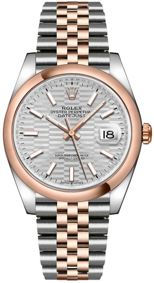 Rolex Datejust 36 Automatic Rose Gold & Steel Unisex Watch 126201-0033