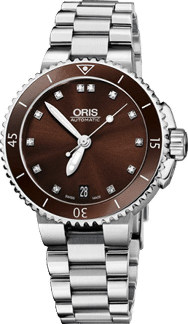 Oris Aquis Date Diamonds 73376524152MB