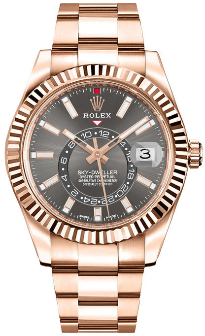 Rolex Sky-Dweller Everose Gold Men's Watch 326935-0007