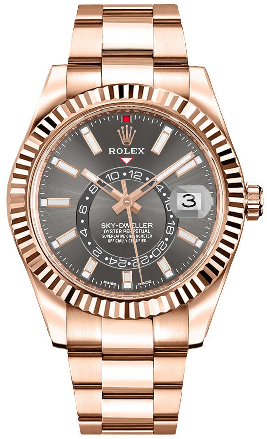 Rolex Sky-Dweller Everose Gold Men's Watch 326935-0007