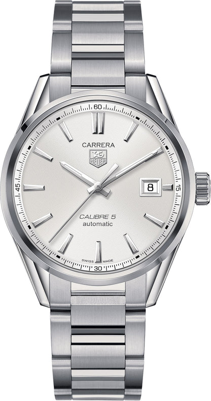 Tag Heuer Carrera Silver Dial Men's Watch WAR211B.BA0782