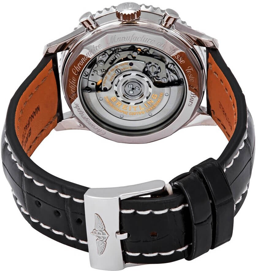 Breitling Navitimer 1 B01 Chronograph 43 Black Dial Men's Watch AB0121211B1P1