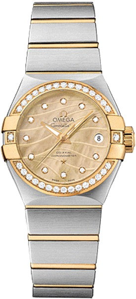 Omega Constellation Steel & Yellow Gold Women's Watch 123.25.27.20.57.002