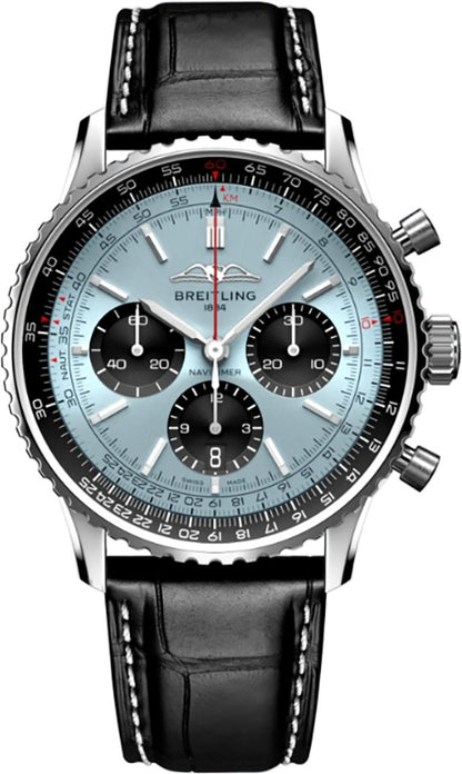 Breitling Navitimer B01 Chronograph 43 Blue Dial Men's Watch AB0138241C1P1