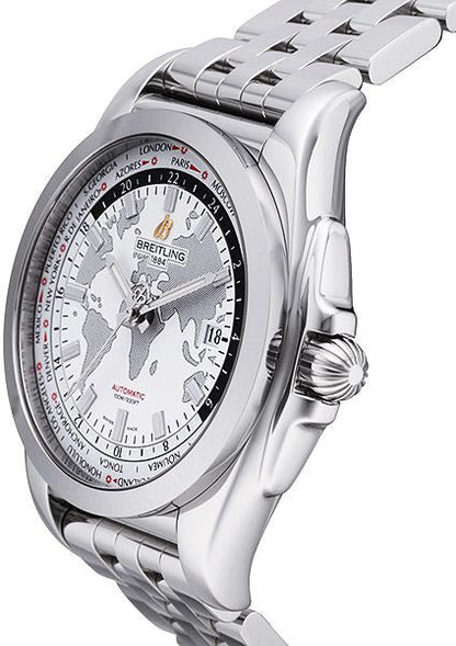 Breitling Galactic Unitime Men's Watch WB3510U0/A777-375A