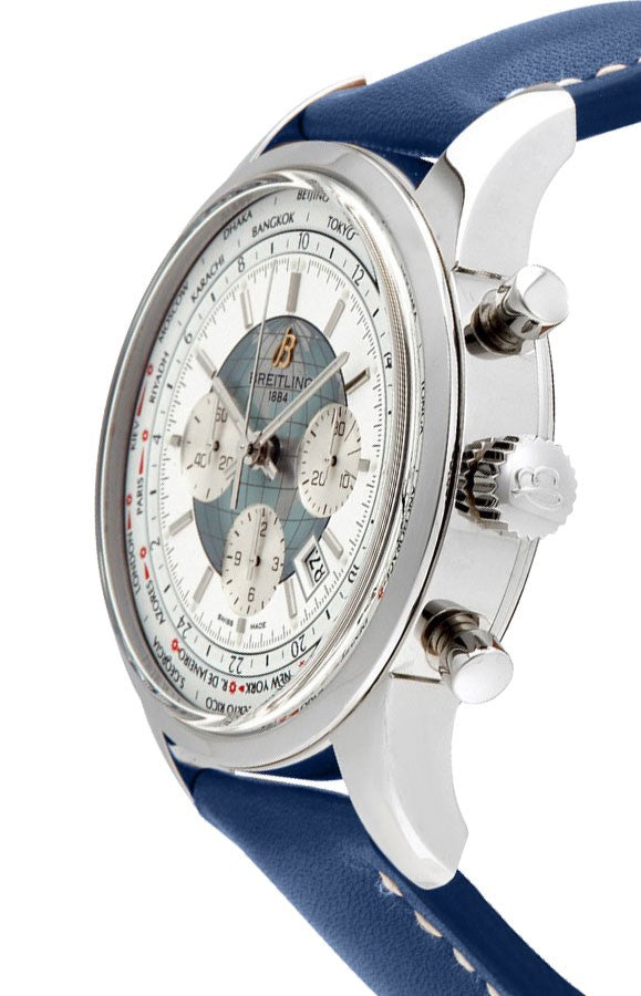 Breitling Transocean Chronograph Unitime Men's Automatic Luxury Watch AB0510U0/A732-102X