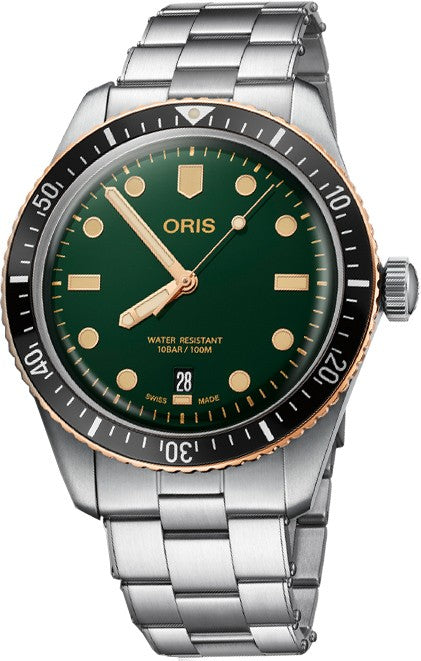 Oris Divers Sixty-Five 40mm Steel Men's Watch 73377074357MB