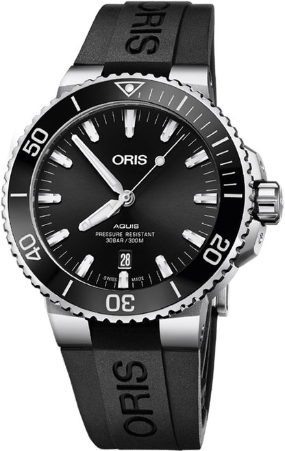 Oris Aquis Date Black Luminous Dial Men's Watch 73377304134RS