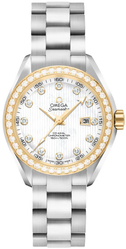 Omega Seamaster Aqua Terra 150M White Pearl Women's Watch 231.25.34.20.55.004
