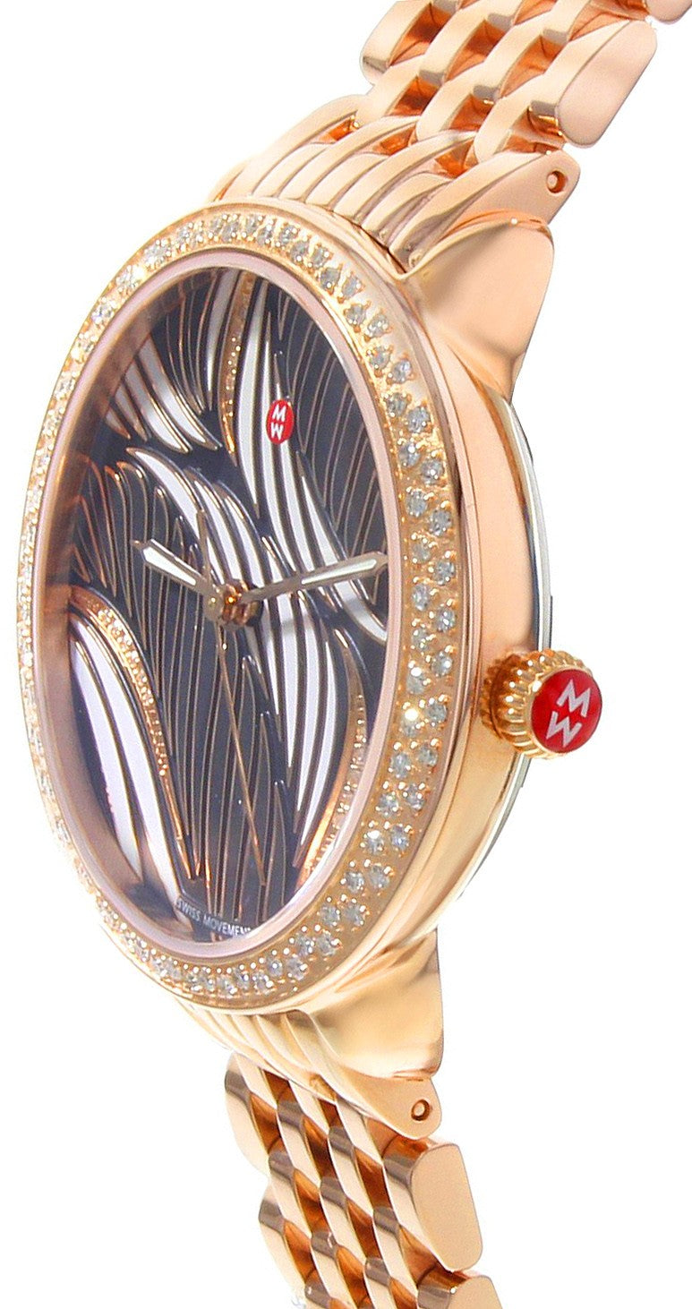 Michele Serein Diamond Dial Ladies Watch MWW21B000091