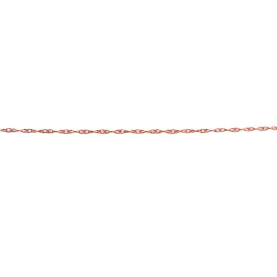 Solid 14k Rose Gold Chain Luxury Necklace