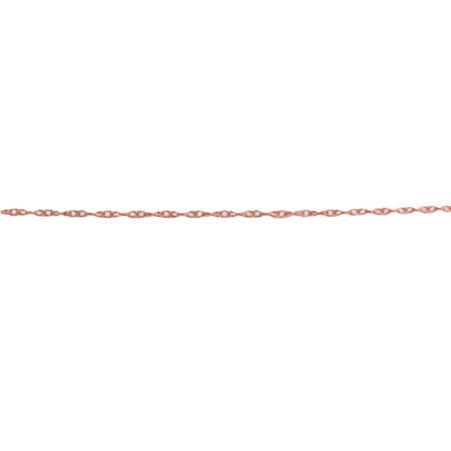 Solid 14k Rose Gold Chain Luxury Necklace