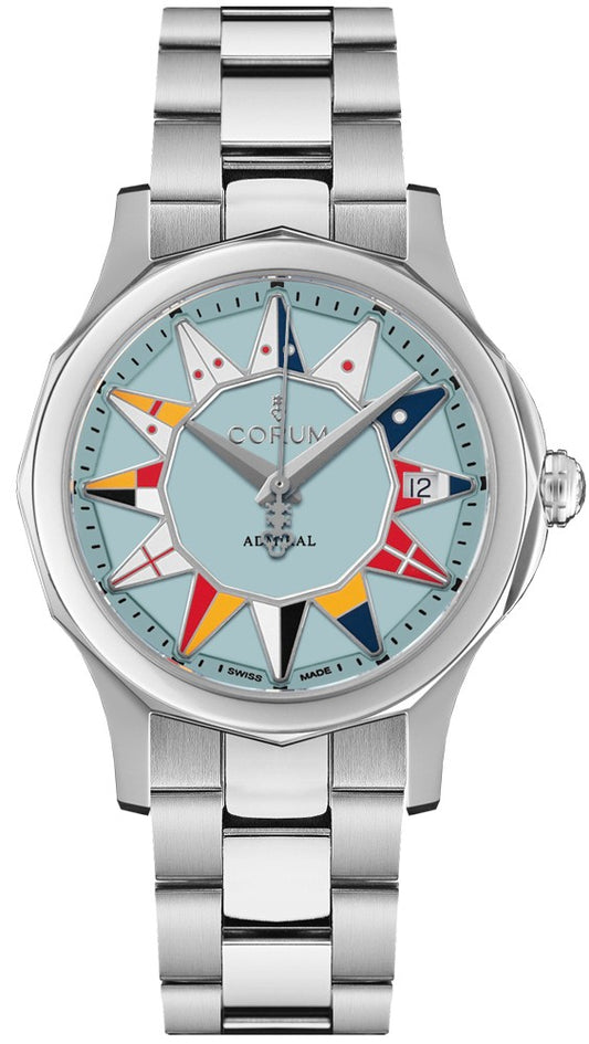 Corum Admiral Legend 38mm Steel Luxury Watch 082.200.20/V200 BC12