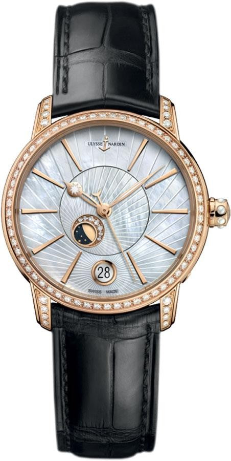 Ulysse Nardin Classico Luna Diamonds Women's Watch 8296-123BC-2/91