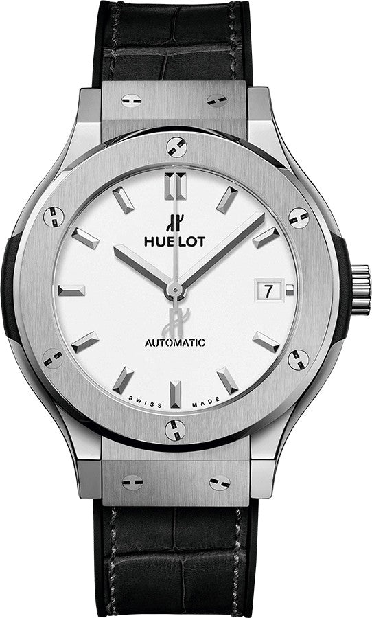 Hublot Classic Fusion Titanium White Dial Men's Watch 565.NX.2611.LR
