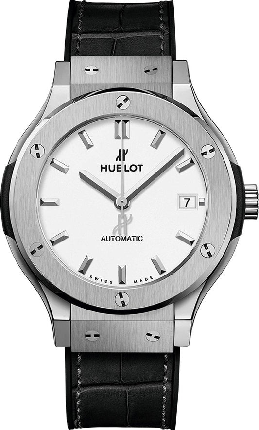Hublot Classic Fusion Titanium White Dial Men's Watch 565.NX.2611.LR