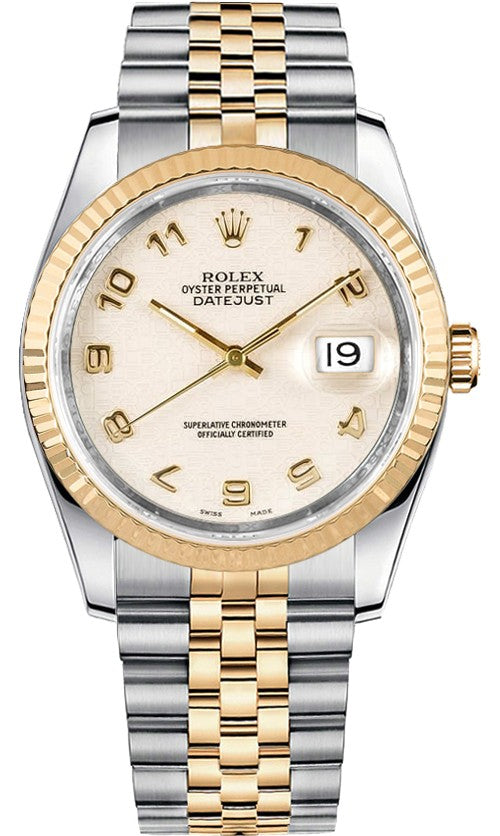 Rolex Datejust 36 Ivory Dial Watch 116233
