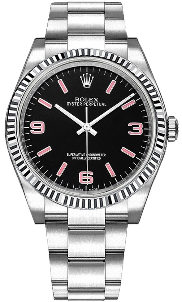 Rolex Oyster Perpetual 36 Black Dial Watch 116034