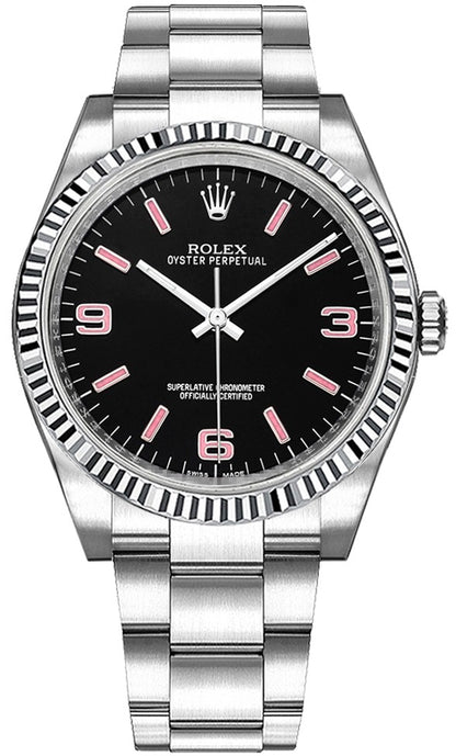 Rolex Oyster Perpetual 36 Black Dial Watch 116034