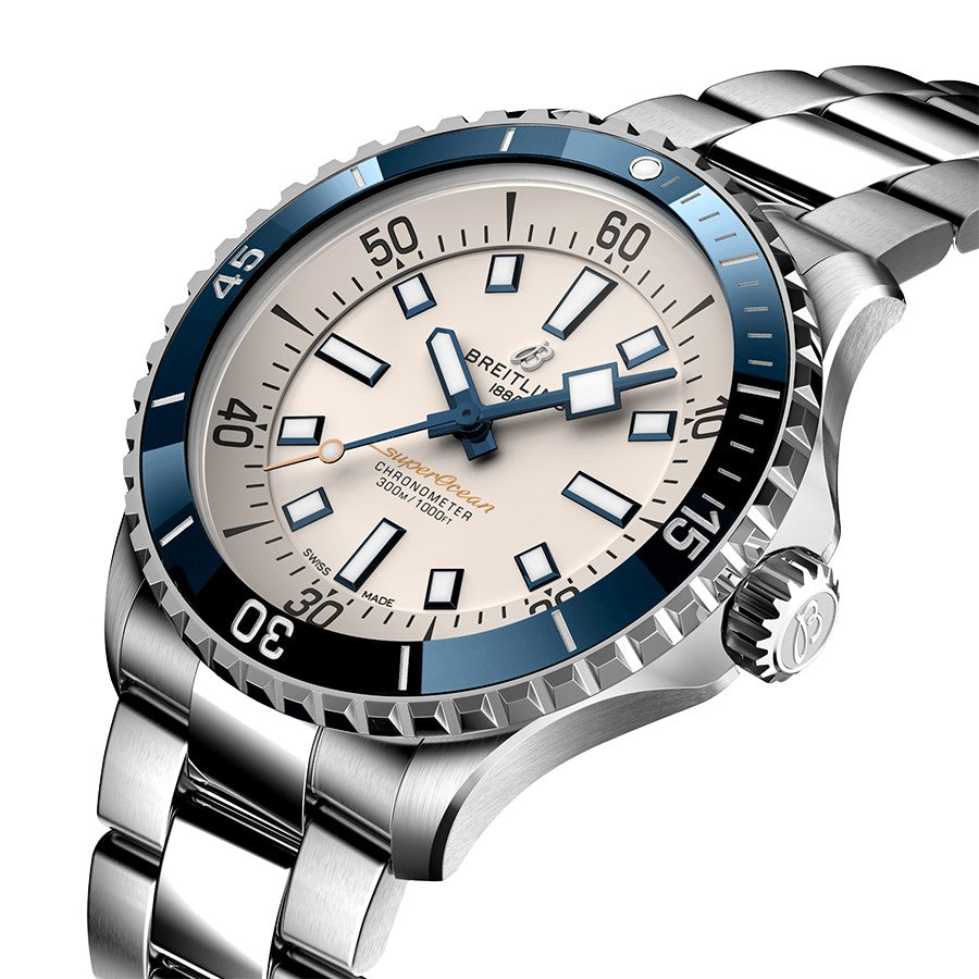 Breitling Superocean Automatic 42 Steel Bracelet Men's Watch A17375E71G1A1