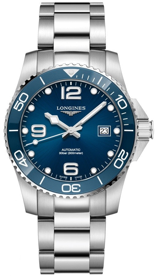 Longines HydroConquest Blue 41mm Men's Watch L3.781.4.96.6