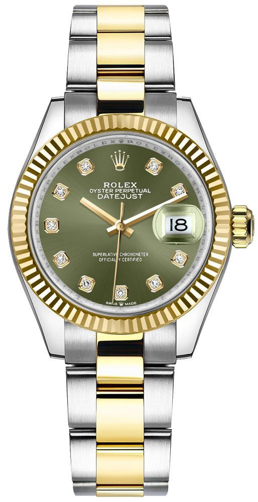 Rolex Datejust 31 18k Yellow Gold & Oystersteel Women's Watch 278273-0029
