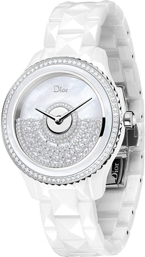 Christian Dior VIII Grand Bal White Pearl & Diamond Women's Luxury Watch CD124BE4C001