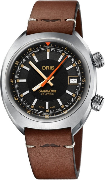 Oris Chronoris Movember Edition Black Dial Men's Watch 73377374034LS