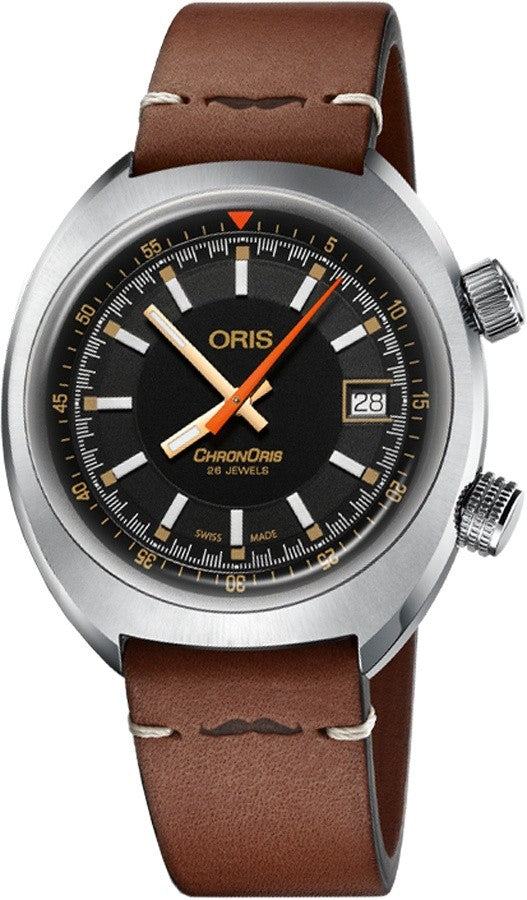 Oris Chronoris Movember Edition Black Dial Men's Watch 73377374034LS