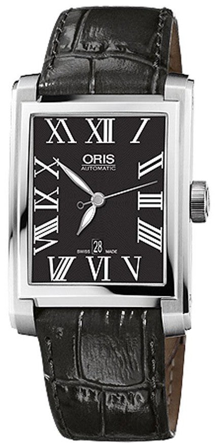 Oris Rectangular Date Mens 58376574074LS