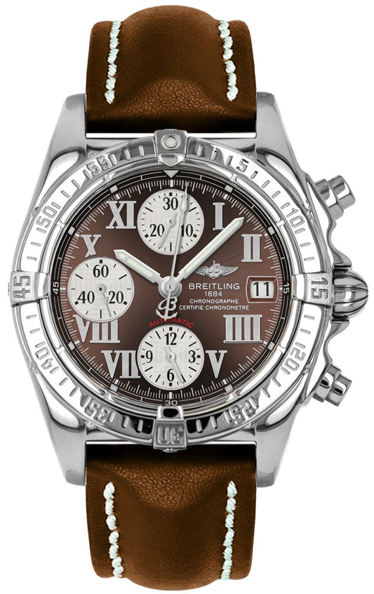 Breitling Galactic Chronograph Men's Watch A13358/BROWN-432X