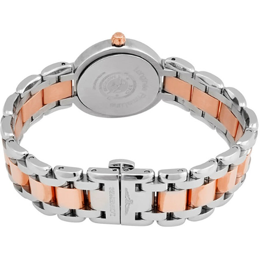 Longines PrimaLuna Steel & Rose Gold Diamonds Women's Watch L8.111.5.89.6